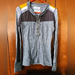 Long sleeve Free People gray shirt